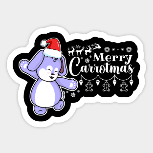 Merry Carrotmas Sticker